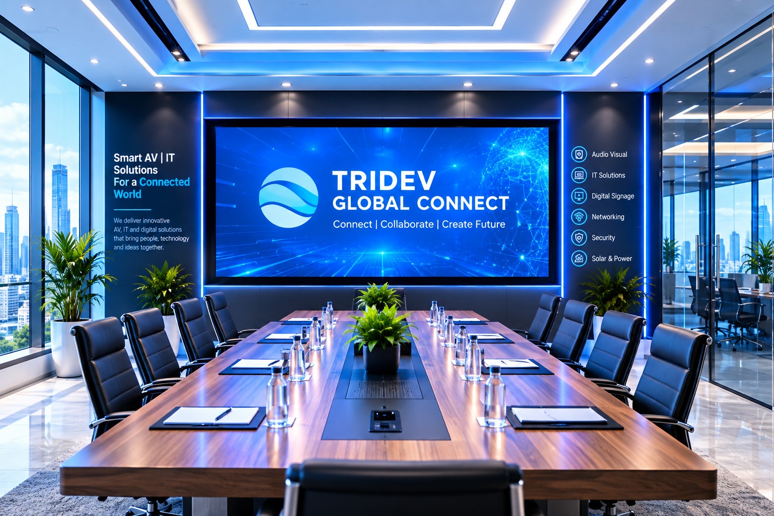 Modern connected meeting space